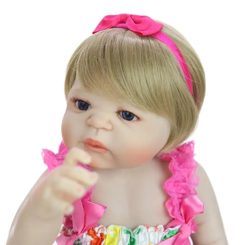 KEIUMI Гавайская гитара 23 дюймов Кукла-младенец Реалистичная полная силиконовая виниловая девочка-кукла, гиперреалистичный Пупс в Бразилии продается малыш подарки Лучший Друг детства