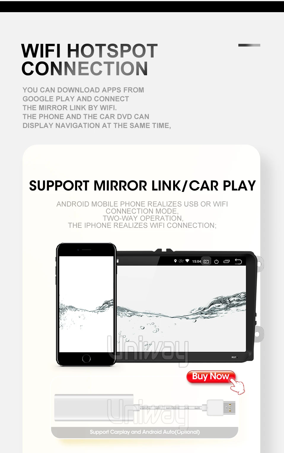 Cheap Uniway PX30 android 9.0 car dvd gps for vw passat b7 b6 golf 5 polo tiguan octavia rapid fabia with gps navigation radio player 8 Cheap Uniway PX30 android 9.0 car dvd gps for vw passat b7 b6 golf 5 polo tiguan octavia rapid fabia with gps navigation radio player 8