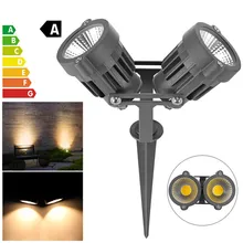 

Led 12v Garden Light Outdoor Lighting Lawn Spotlight Waterproof Led Underground 10W Double Head Landscape Lighting Warm White