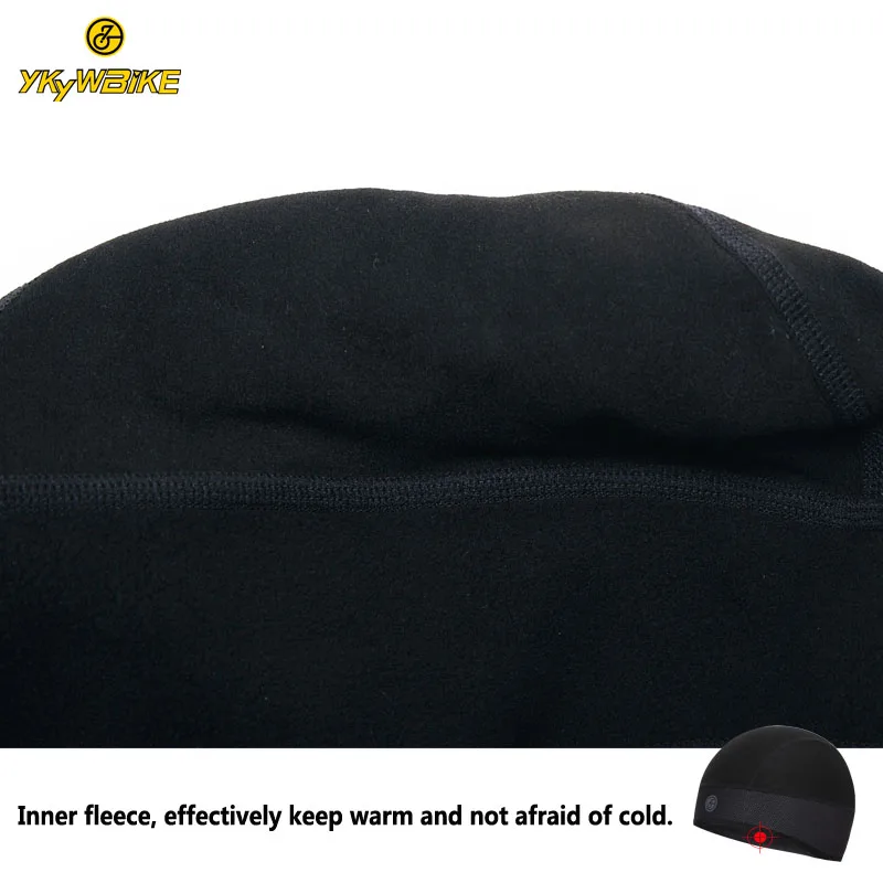 YKYWBIKE Fleece Cycling Caps Bike Hats Winter Thermal Bicycle Cap Snow Road Bicycle Hats Sports Warm 4