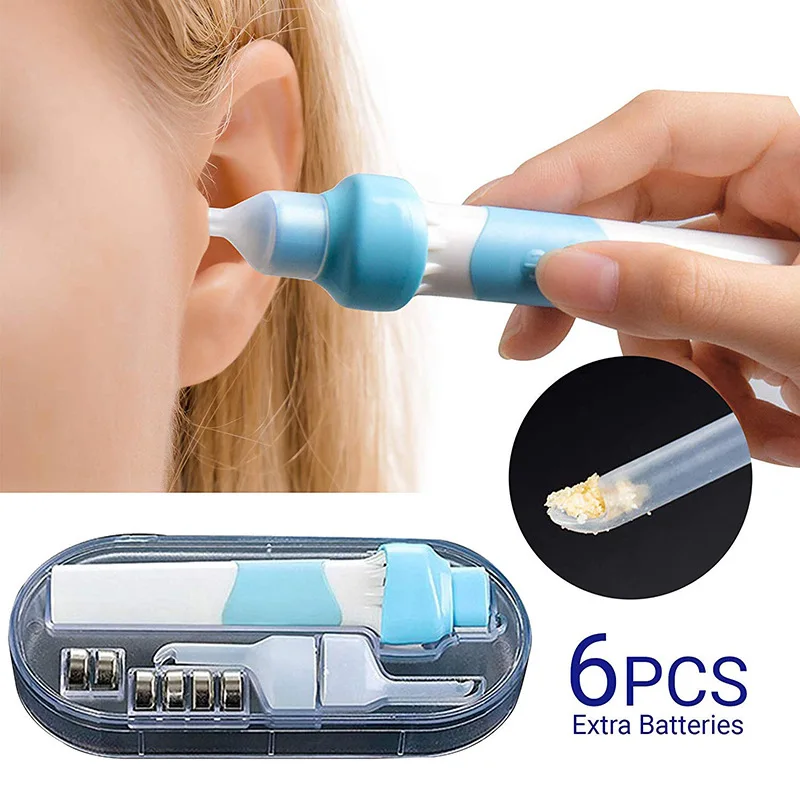 

Electric Shining Visual Earpick Children Ear Cleaning Useful Product Ear Cleaner Earpick Double Headed Silica Gel Ear Pick