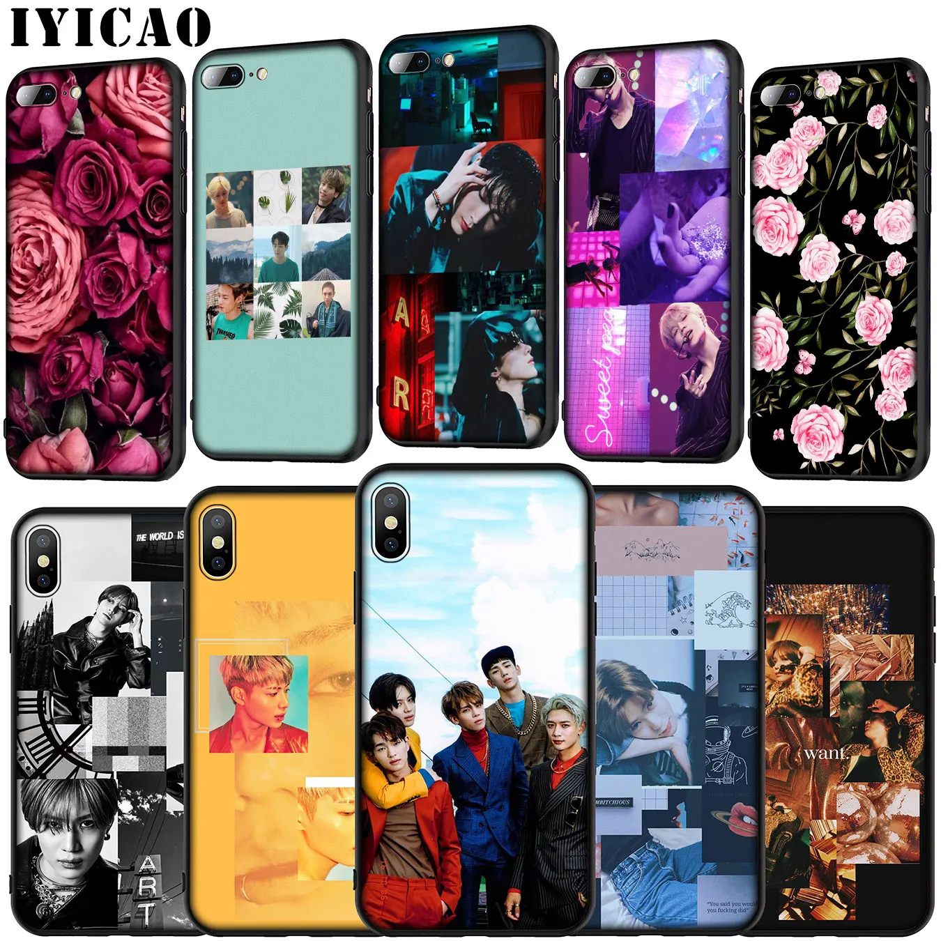 Мягкий силиконовый чехол SHINee KPOP Boy group для iPhone 11 Pro XR X XS Max 6 6S 7 8 Plus 5 5S SE |