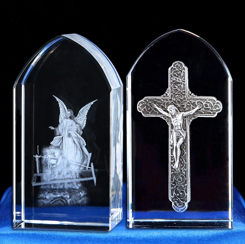 Христианские подарки, католический орнамент, Мадонна, Дева Мария, креативный Кристалл K9, 3D лазерная гравировка, ремесла и украшения