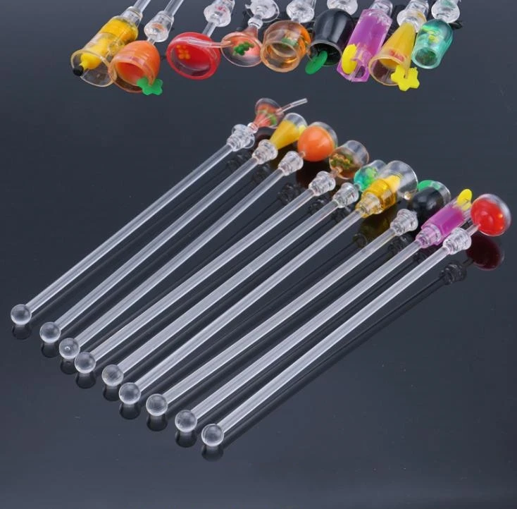 

23 cm Cute Cocktail Drink Mixer Bar Puddler Muddler Stirring Mixing sticks Ladle Stirrer Swizzle Sticks Cocktail Picks SN4078