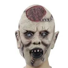 Новая латексная Ужас Череп гримаса полное лицо вечерние Косплей сцены карнавал Хэллоуин маска