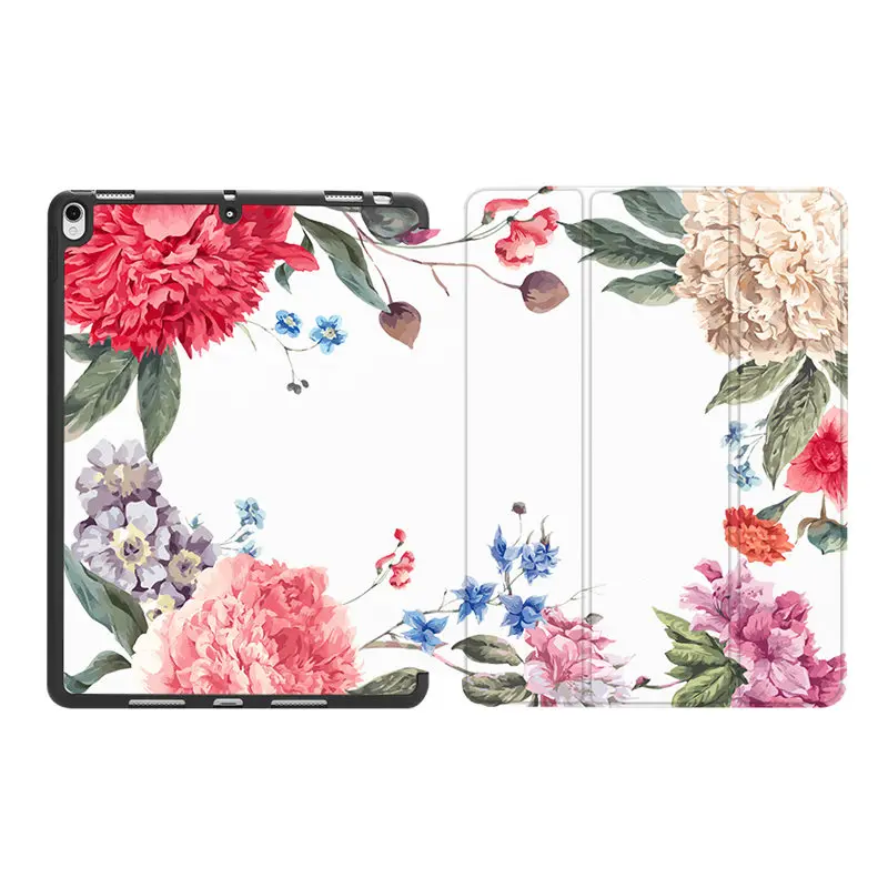 MTT чехол с цветочным рисунком для iPad Air 3rd Gen 10,5 дюймов с держателем для карандашей TPU мягкая задняя крышка из искусственной кожи Smart Cover Pro 10,5 чехол для планшета - Цвет: IPBC02