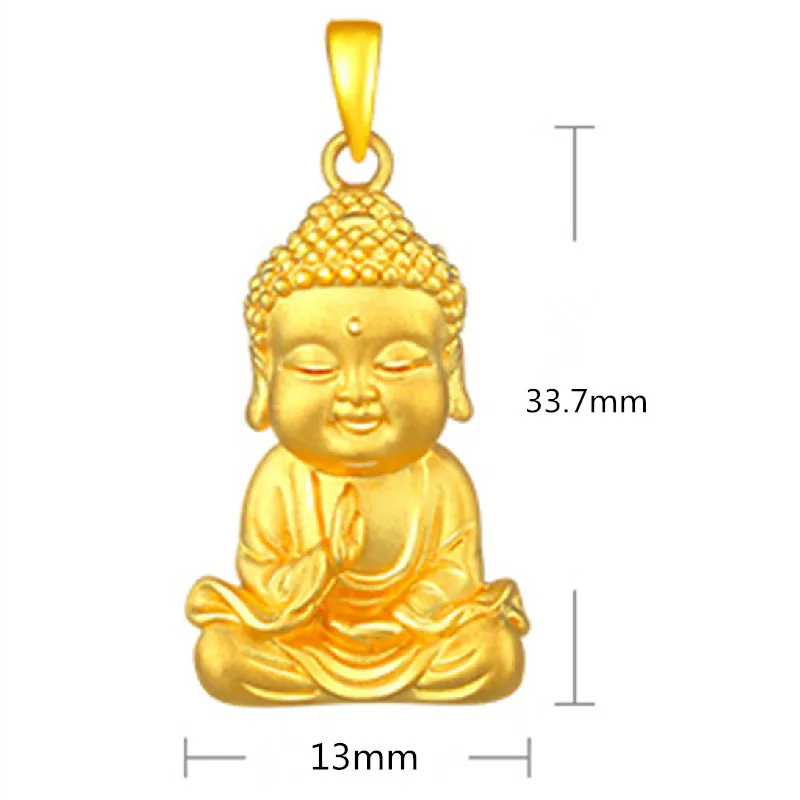 Trendy 3D Gold Hocken Buddha Anhänger Halskette Weibliche Halsband Zubehör Top Qualität Silber 925 Kette Halsketten Frauen Schmuck – Detail 5