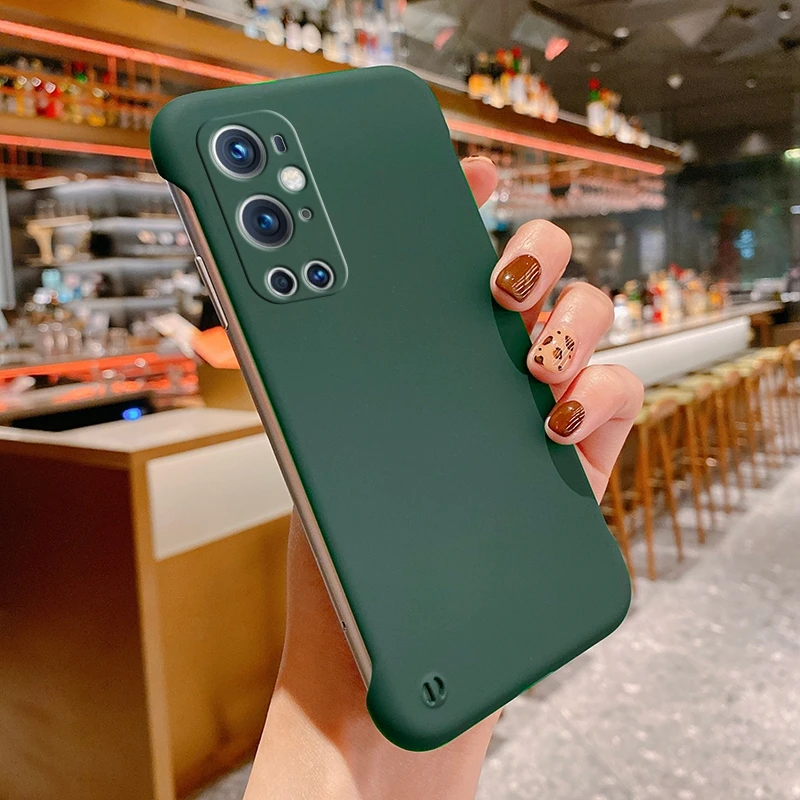 Borderless Protective Case For Oneplus 9 Pro For One Plus 10 8T 8 7 7T Pro 1+9R 10 Candy Color Matte Frameless Shockproo_voghion.com