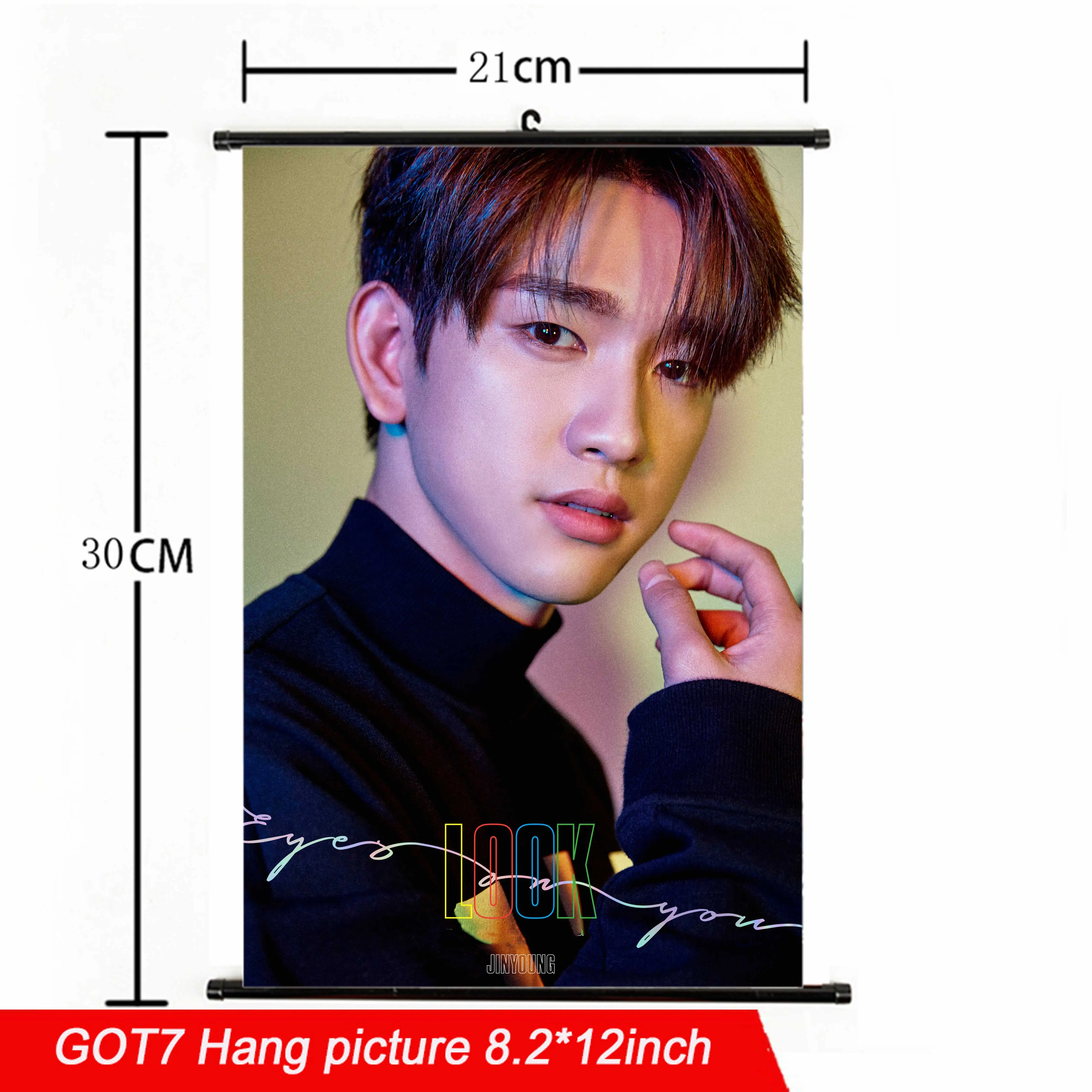21*30 см Мода Kpop GOT7 повесить плакат ткань высокого качества GOT7 альбом повесить изображение фото плакат для поклонников Коллекция подарков