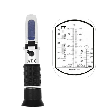 

Hand Held Engine Fluid Glycol Point Refractometer With Atc Tester Tool Car Battery Antifreeze Freezing 20% Off