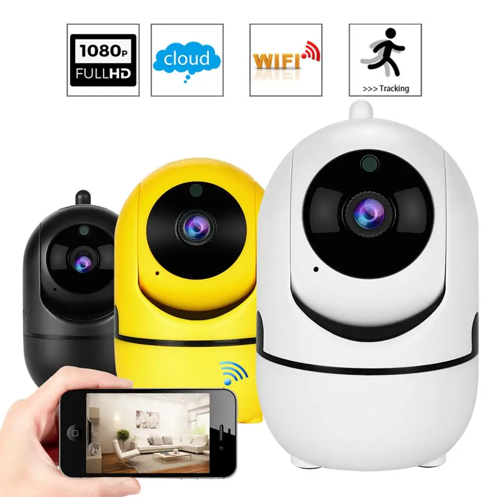 

WOWPIC 1080P HD Wireless IP Camera Cloud Wifi Camera Smart Auto Tracking Human Home Security Surveillance CCTV Network AI Camera