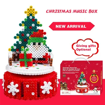 

Christmas Assembling Puzzle Toy Decompression Creative Game Kit Santa Decoration Home Crafts Christmas Decoration Kids Gift