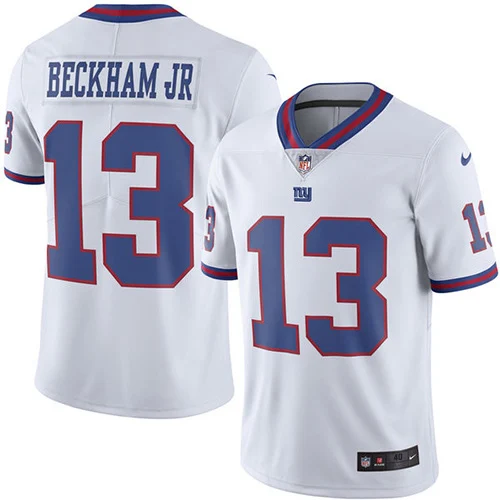 MEN Новинка года. Высококачественная Мужская майка Saquon Barkley White Rush Giants - Цвет: MEN
