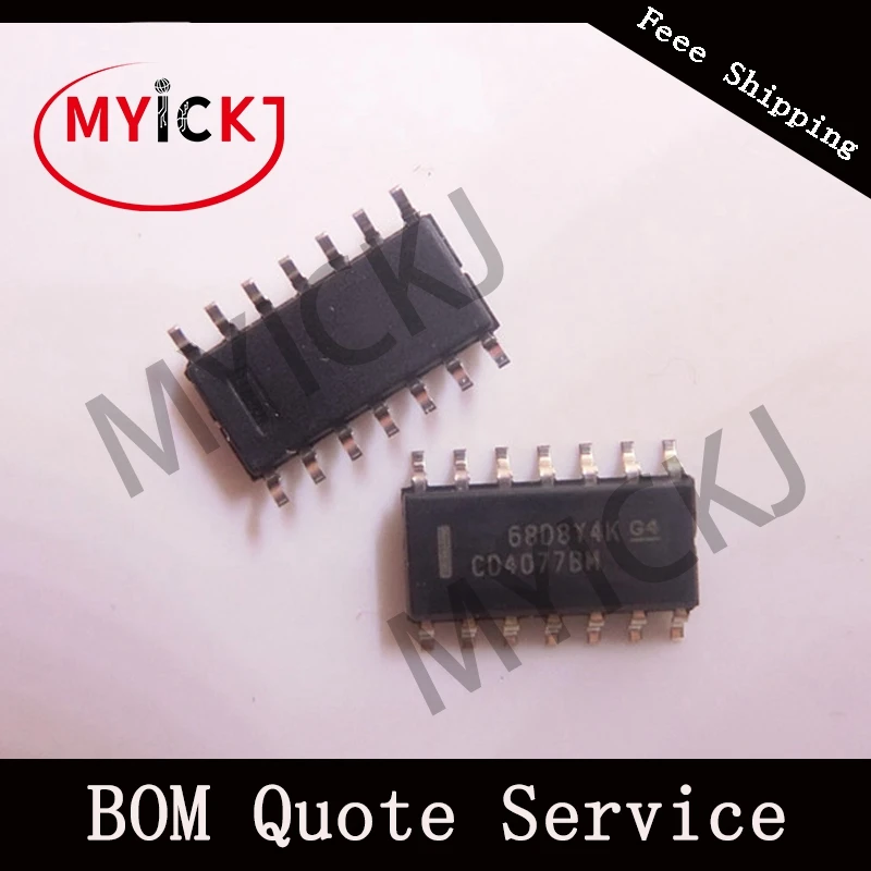 10 шт. CD4077BM96 CMOS Quad эксклюзивный-или и эксклюзивный-ни вход IC чип SOP14