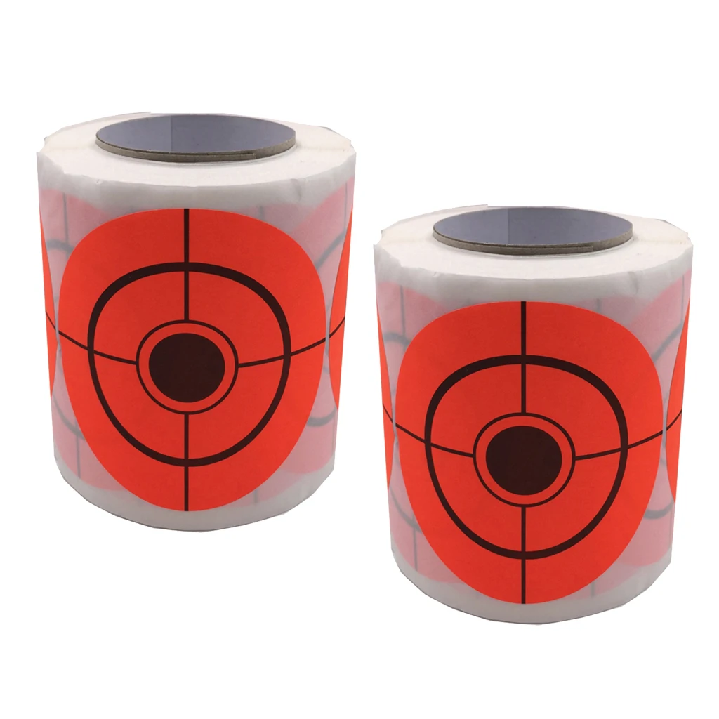500 Lot High Visibility  Targets Self Adhesive For  Practice