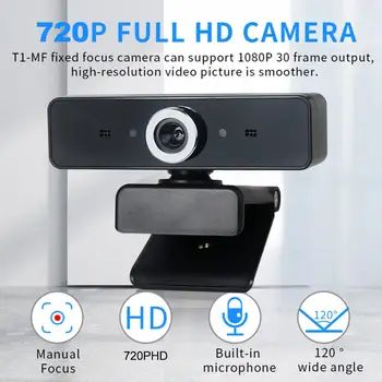 

GL68 Webcam Usb Web Camera Hd 720P 360 Degrees Rotating Mini Web Cam For Android Smart Tv Laptop Pc