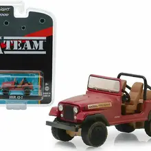 GL 1: 64 джип CJ-7 A-TEAM сплав модель автомобиля литой под давлением металлические игрушки подарок на день рождения для детей мальчиков