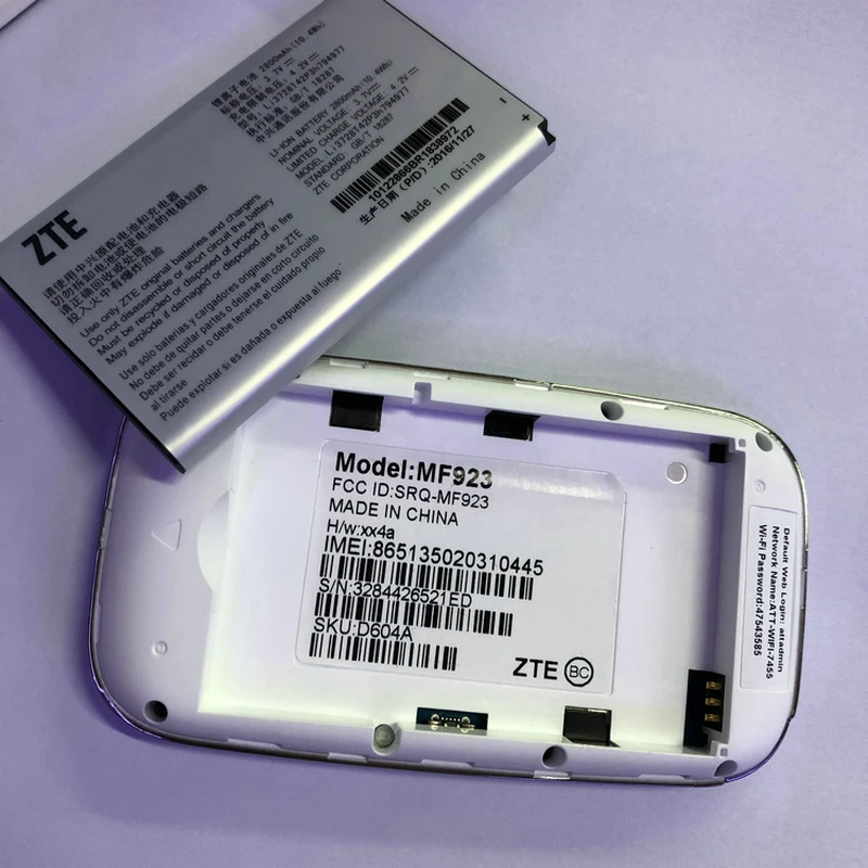 ZTE MF923 разблокированный 4g lte Wi Fi роутер с поддержкой LTE 4G CPE 700/850/AWS/1900/1700 МГц для