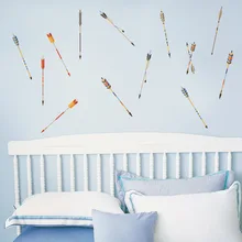 SK36007 цвет стрелы персонализированные и творческие дверь гардероба в спальне вход Диван Декоративные стены ПВХ Настраиваемые