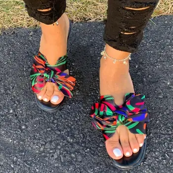 

Summer Shoes Summer Slipper Woman Shoes Woman Slip On Bow Flip Flops Summer Beach Slippers Non-slip Wedge Slippers Flat