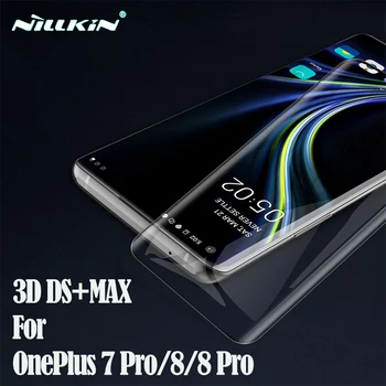 

Tempered Glass For OnePlus 8 Pro 7 Pro Nillkin 3D DS+MAX Anti-Explosion Glass Full Screen Protector For One Plus 8 Glass Film