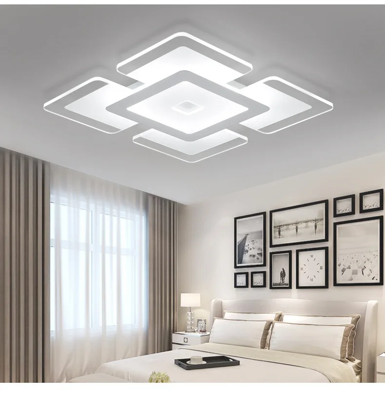

Rectangular Living Room 1.2 m led Minimalist Modern Ceiling Lamp Ultra-Thin Stepless Dimming Lamps Hall Lamp Glorious