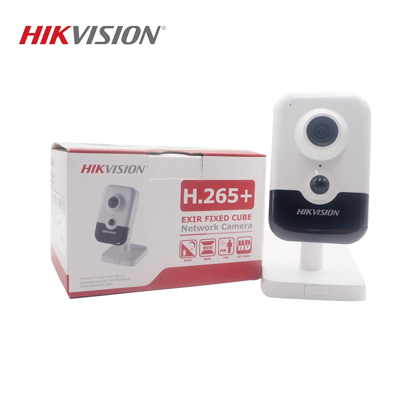 HIKVISION DS 2CD2443G0 IW международная версия 4 МП H.265 кубическая IP камера мини WiFi PoE для