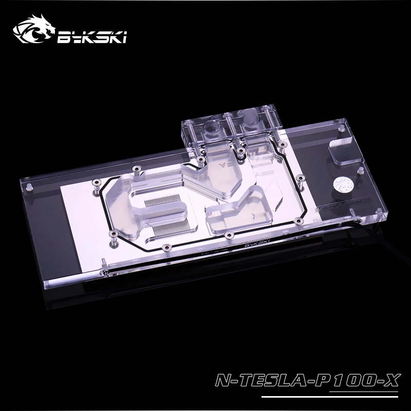 Bykski GPU Copper RBW LED Water Cooling Block for Founder Edition AMD PRO Duo