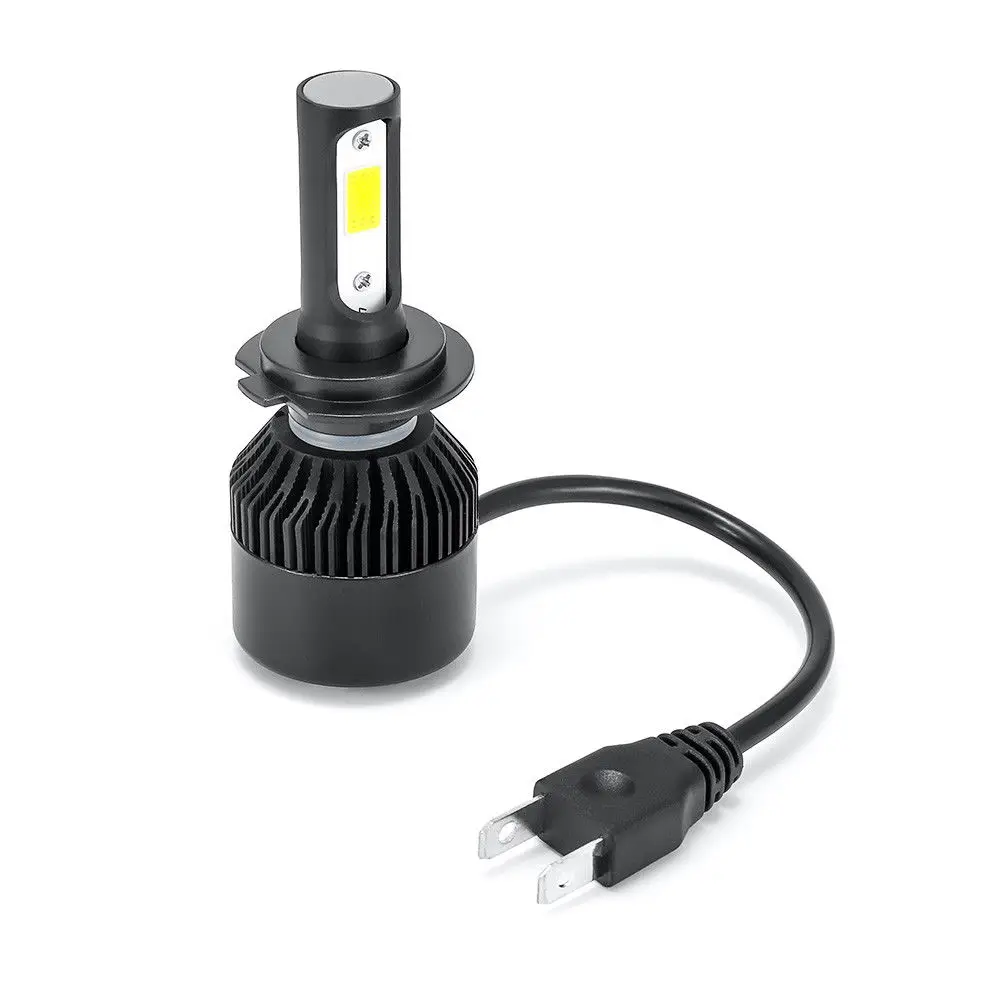 

H7 LED Headlight Kit COB Car 1950W IP65 Mini Lamp Waterproof 2pcs Accessory 8000Lm Bulb High low beam