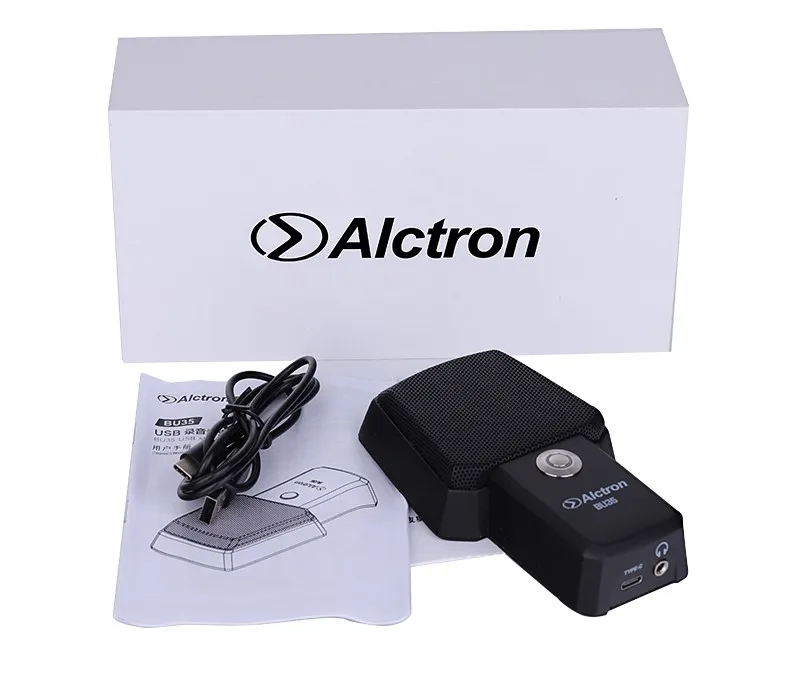 Alctron BU35 цифровой границы USB микрофон подключи и играй для видео встречи, онлайн обучения, Монитор жизни и других случаев