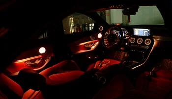 

Apply to for Benz C-class E-class A-class GLC atmosphere lights multi-color modification 12 colors 64 colors
