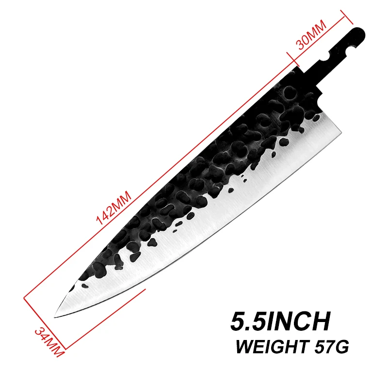 Coltello da cucina lama vuota coltello da cucina fai da te 4Cr13 Chef in acciaio inox coltelli da cucina parti rasoio Sharp utilità utensili da cucina