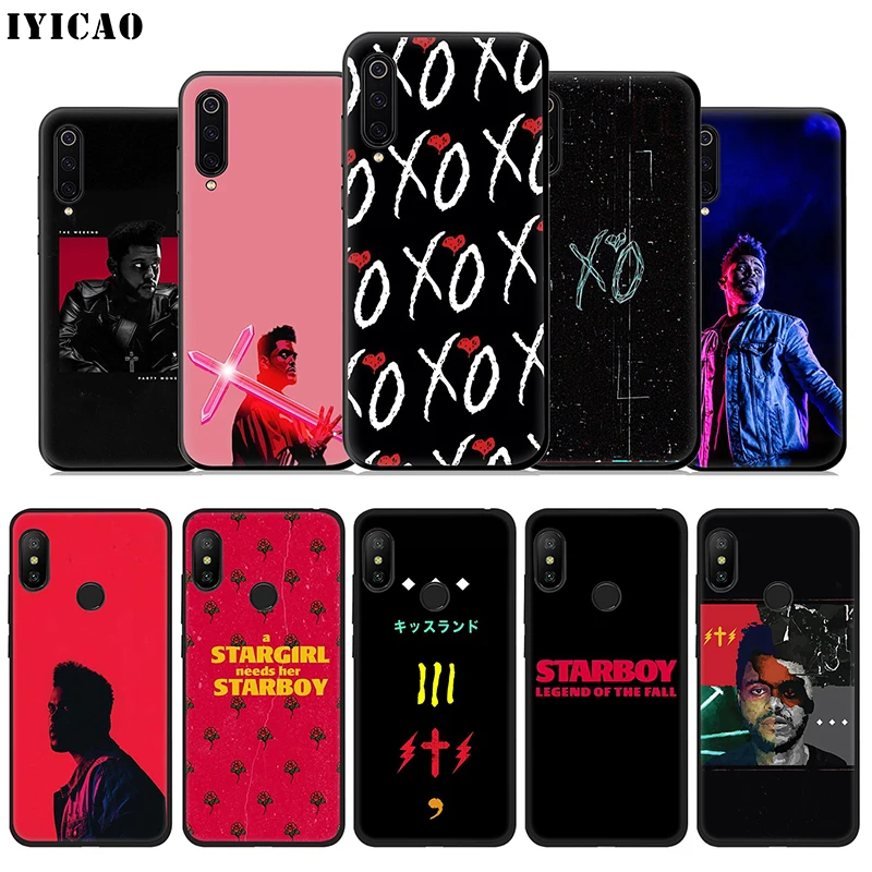 Мягкий чехол IYICAO The Weeknd для Xiaomi Mi A3 A2 A1 10 9T CC9E CC9 9 8 6 Se Lite F1 5X 6X MiA1 MiA2 MiA3 |