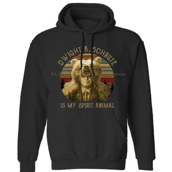 

The Office Dwight K.Schrute Is My Spirit Animal Mens Neutral () Winter Hoodies Sweatshirts Free Shipping