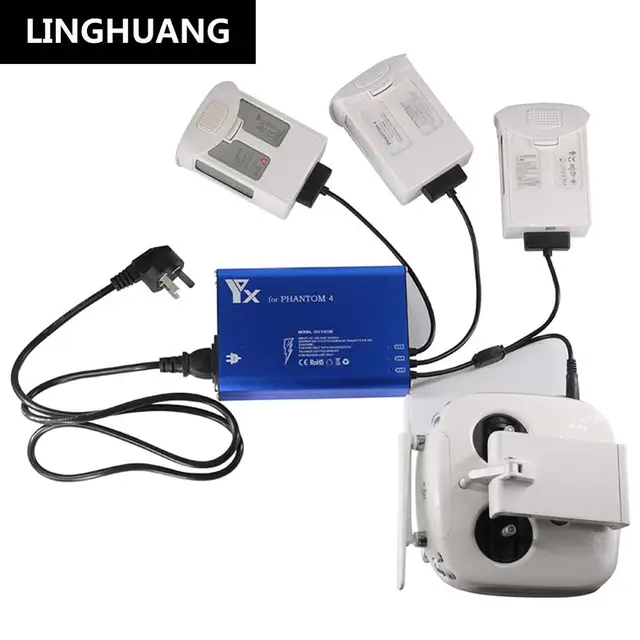 $42.36  DJI Phantom 4 Pro Advanced+ Drone Batteries Remote Controller 4 in 1 Smart Charger Fast Charging Hu