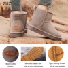 ZUZI 2022 Women's Snow Boots Cow Leather Fur Women Top High Quality Australia Boots Winter Boots for Women Warm Botas Mujer ► Photo 2/6