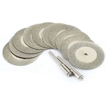 

10Pcs Accessories 35mm Diamond Cutting Disc for Metal Grinding Wheel Disc Mini Circular Saw for Drill Rotary Tool