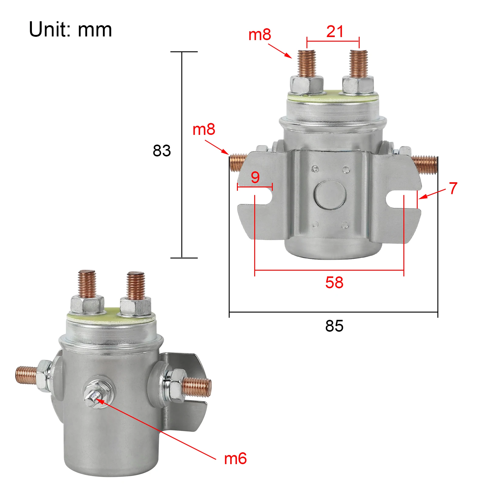 New O.E.M Prestolite Winch Motor MUY6301S Used On Ramsey Winch