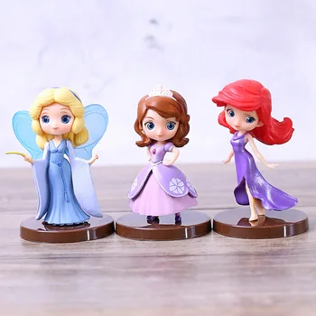 

Banpresto Q Posket Characters Petit Vol.15 Sofia Ariel Blue Fairy PVC Figures Toys Princesses Dolls 3pcs/set