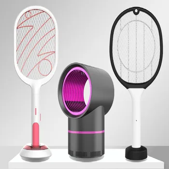 

No Radiation Mosquito Killer Lamp Insect Trap Lamp Home Office Pest Control Photocatalyst Tech USB Charge Electric Mosquito Swat