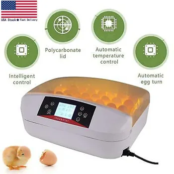 

New Bird 32 Egg Automatic Digital Turning Incubator Chicken Hatcher Temperature