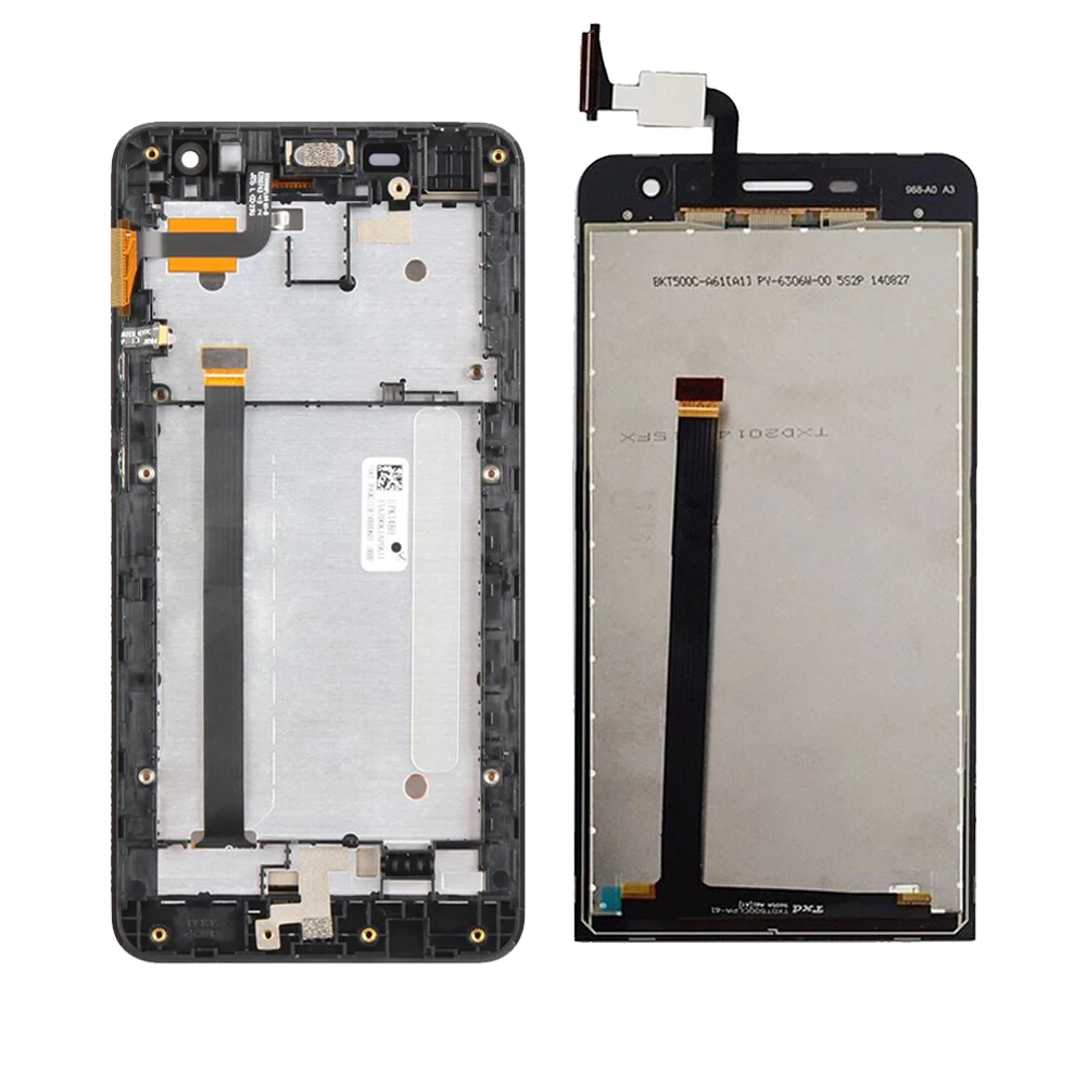 Для ASUS Zenfone 5 Lite A502CG T00K lcd кодирующий преобразователь сенсорного экрана в сборе для Asus a502cg дисплей с заменой рамки