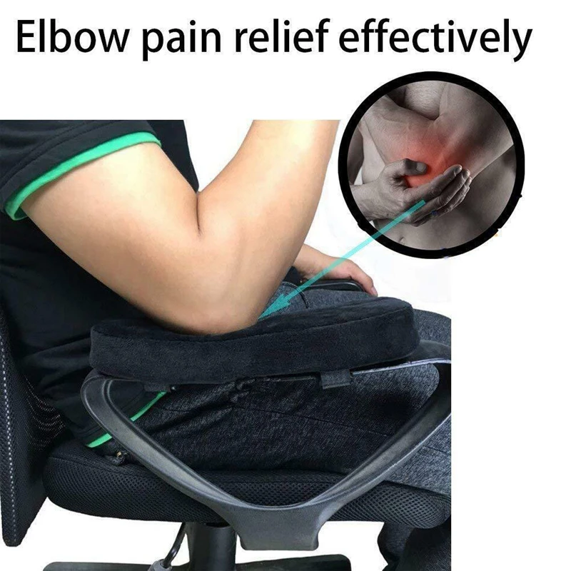 2pcs Chair Armrest Pad Memory Foam Comfy Office Chair Arm Rest Cover For Elbows Office Chairs Aliexpress