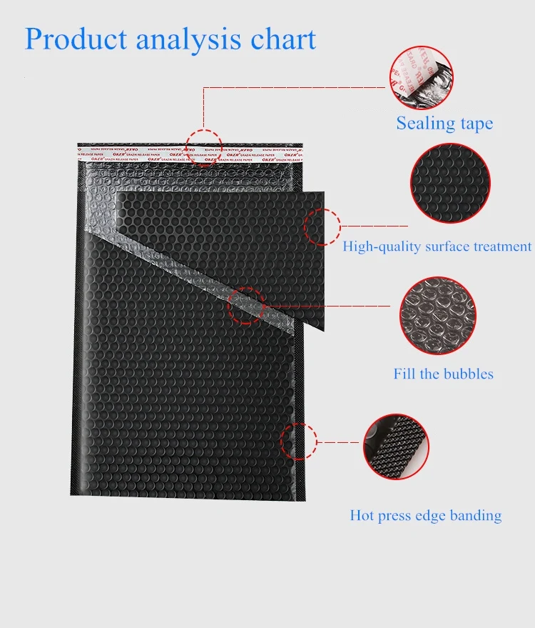 20pcs/Lot Foam Envelope Bags Self Seal Mailers Padded Shipping Envelopes With Bubble Mailing Bag Shipping Packages Bag Black mailing envelopes,mailing bags