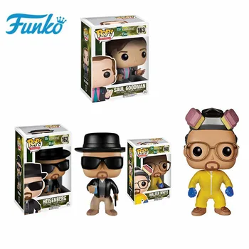 

New Sale Funko POP Breaking Bad Brinquedos #162 HEISENBERG Vinyl Doll Action & Figures Toys Collection Model Birthday Gift