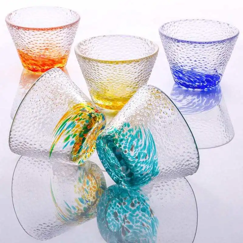 Heat Resistant Small Tea Glass Cup, Japanese Traditional Teacup, Sake Shot, Limited, 1 Pc
