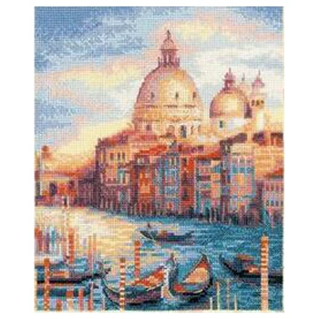 

Top Quality Lovely Hot Sell Counted Cross Stitch Kit Venice Venise City of Water Boat Bridge