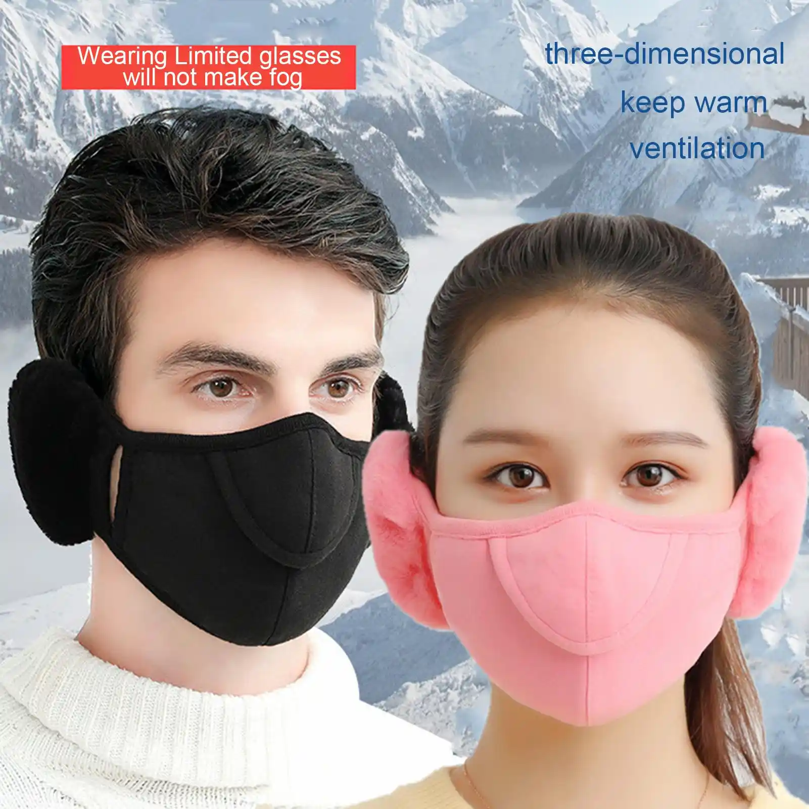 Protege Oreilles Chaud Deux En Un Pour Hommes Et Femmes Cache Oreille Anti Poussiere Et Anti Froid Bandeau Coupe Vent Pour L Equitation Et L Exterieur Hiver Aliexpress