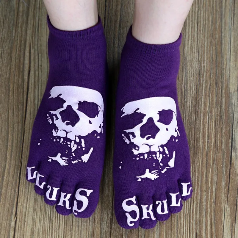 Adult Unisex Summer Low Cut Short Over Ankle Boat Socks Funny Skeleton Bone Digital Printing Gradient Color Rib Trim Polyester