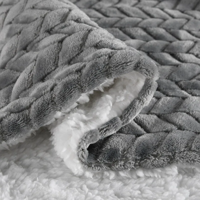 Фланелевое Одеяло для отдыха, двойное толстое одеяло для гостиной, спальни, автомобиля
